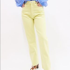 AGOLDE 90’s Mid-Rise jeans - Limoncello
